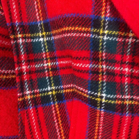 Talbots Petite Women’s Size 6 Blazer Jacket Red Plaid Tartan Wool Blend Classic - Picture 7 of 11